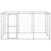 Outdoor Dog Kennel Galvanized Steel 78.1 ft²