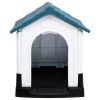 Dog House Blue 22.4"x26.8"x26" Polypropylene