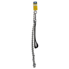 Titan Chain Lead with Nylon Handle - Black - X-Heavy Chain - 48" Long