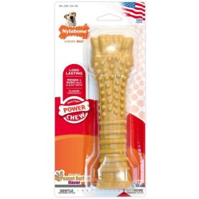 Nylabone Dura Chew Souper Bone - Peanut Butter Flavor - 7.75" Bone - (For Dogs over 50 lbs)