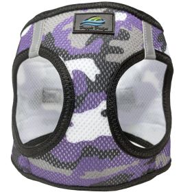 American River Choke Free Dog Harness (Color: Purple Camo, size: XX-Small)