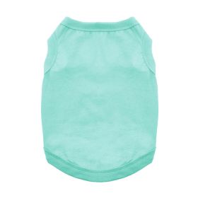 100% Cotton Dog Tanks (Color: Teal, size: X-Small)